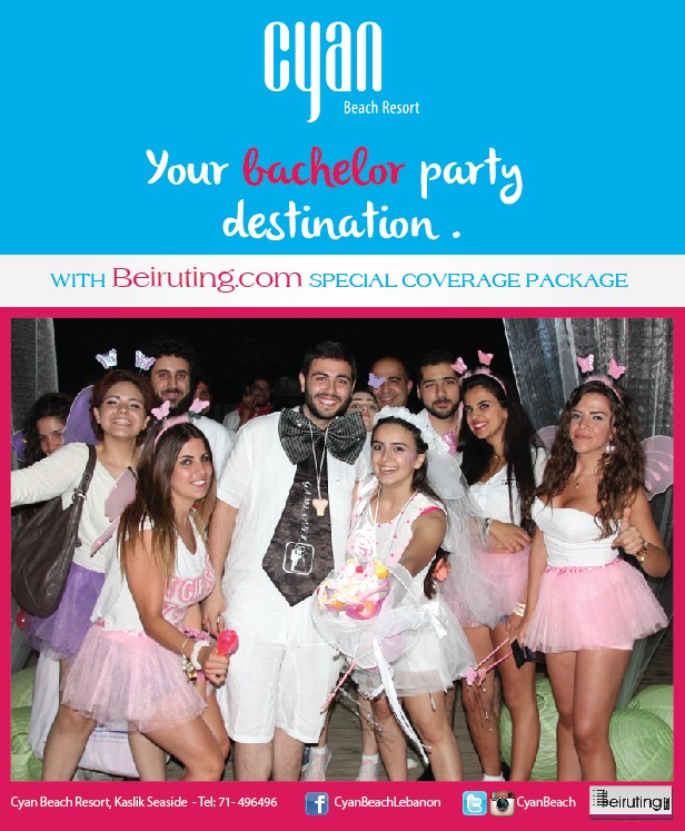 Celebrate your bachelor Party at Cyan 